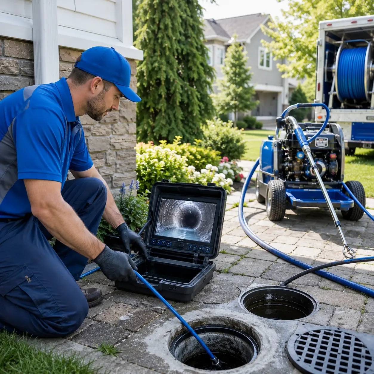 Outdoor drain cleaning professionals serving Woolwine, VA